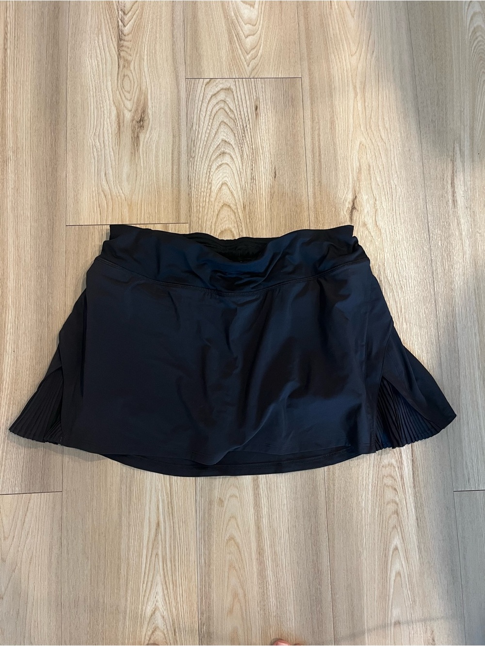 lululemon athletica Black Pleated Side Athletic Skort